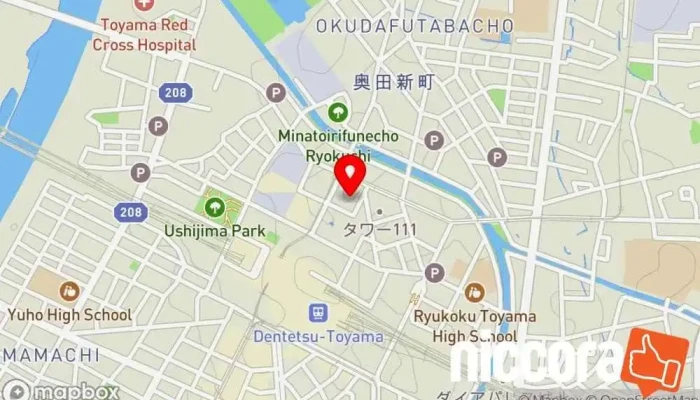 の地図 北電技術コンサルタント（株） 建築設計事務所 で 富山市