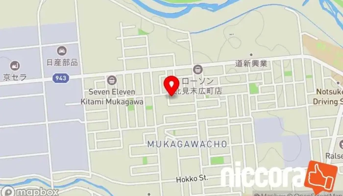 の地図 北海道メディアサービス㈲ グラフィック デザイナー, インターネット サービス プロバイダ で 北見市