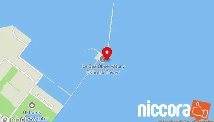 の地図 氷海展望塔オホーツクタワー 研究機関 で 紋別市