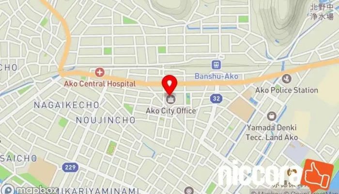 の地図 赤穂市  で 赤穂市