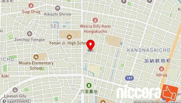 の地図 出張パソコン修理サポート・データ復旧の「かおるや」岐阜店(出張拠点) パソコン修理店 で 岐阜市