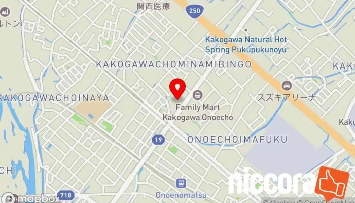 の地図 大西事務株式会社 パソコンショップ, パソコン用品ショップ, パソコン修理店, コンピュータ セキュリティ業, パソコン専門店, コンピュータ ソフトウェア専門店, コンピュータ教室, コピー機修理業, 事務用品店, 中古パソコン店 で 加古川市