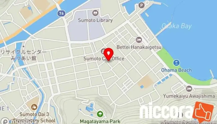 の地図 淡路総合コンサルタント 建築設計事務所 で 洲本市