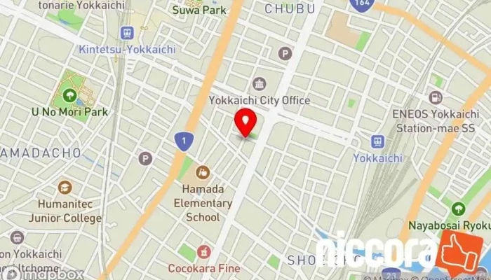 の地図 服部佐知子行政書士事務所 行政書士 で 四日市市