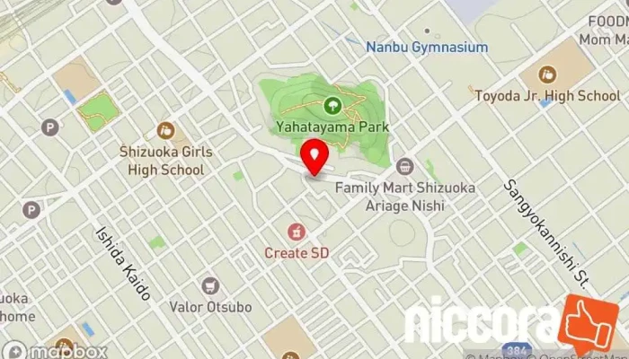 の地図 富士テクノロジー （株）公共ＩＣＴセンター ソフトウェア企業, 企業経営コンサルタント, IT コンサルタント, ソフトウェアトレーニング施設, 公共事業請負業者 で 静岡市