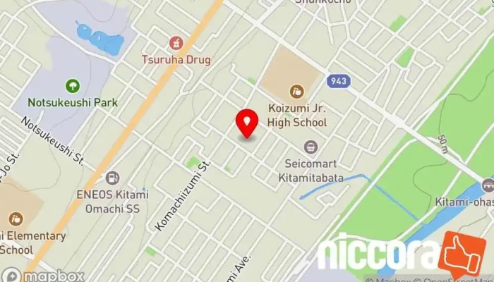 の地図 高齢者住宅まごころ 老人ホーム で 北見市