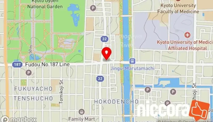 の地図 合同会社アイ・ティーリサーチ 不動産コンサルタント, IT コンサルタント で 京都市