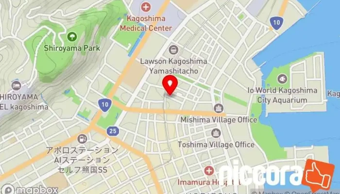 の地図 合同会社GOTOKU コンサルタント で 鹿児島市