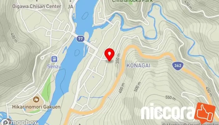 の地図 合同会社Q3（キュービック） 情報サービス業者, IT コンサルタント で 川根本町