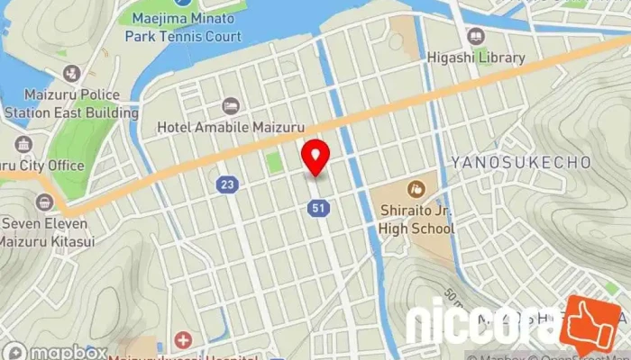 の地図 合同会社R-TECH IT コンサルタント で 舞鶴市