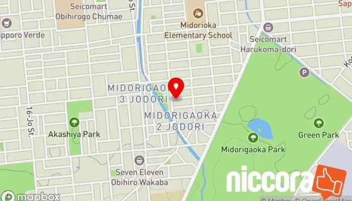 の地図 合同会社STU ソフトウェア企業 で 帯広市