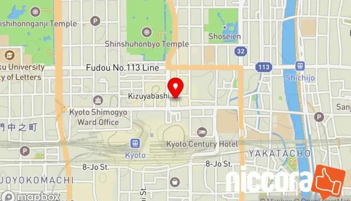 の地図 京都公務員＆IT会計専門学校 専門学校, 学校 で 京都市
