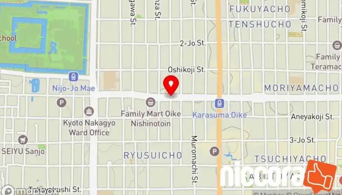 の地図 京都 パソコン修理TeraWin パソコン修理店 で 京都市