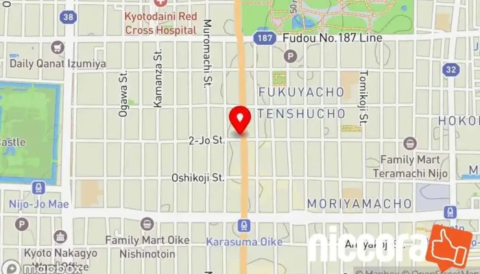 の地図 京の任意売却アドバイザリー(株)Infinity 不動産コンサルタント で 京都市