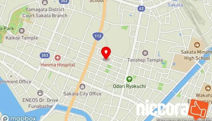 の地図 酒田エス・エー・エス(株) ソフトウェア企業 で 酒田市