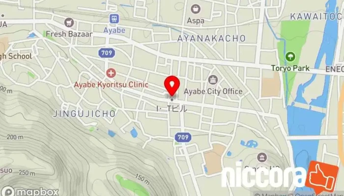 の地図 綾部商工会議所あやべワーキングパートナー 人材派遣業 で 綾部市