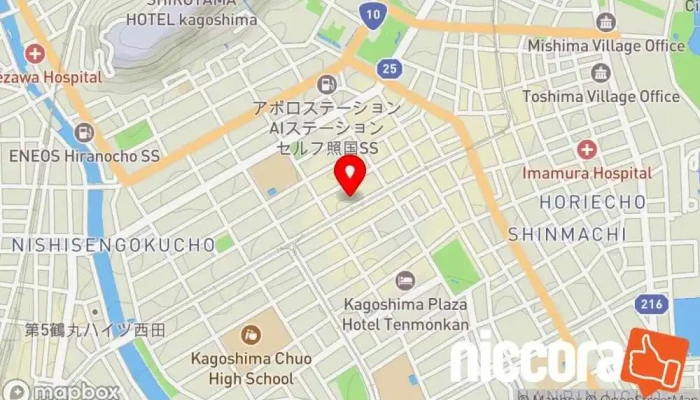 の地図 鹿児島商工会議所 商工会議所 で 鹿児島市