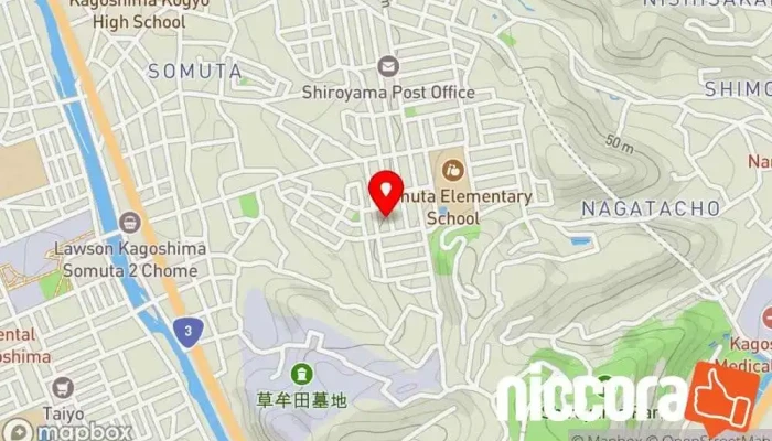 の地図 鹿児島ウェブ解析事務所 IT コンサルタント で 鹿児島市