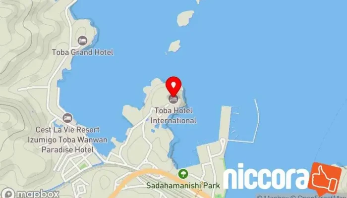 の地図 鳥羽国際ホテル ホテル で 鳥羽市