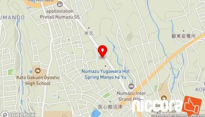 の地図 前田道路（株）沼津営業所 建設請負業者 で 沼津市