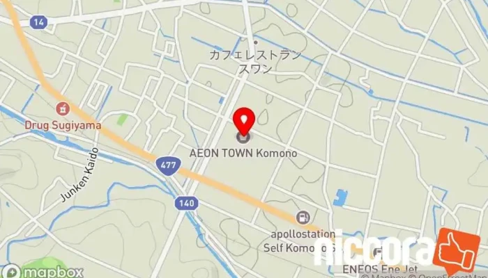 の地図 賃貸コンサルティング 賃貸メイトFCイオンタウン菰野店 不動産仲介業, 不動産管理会社 で 菰野町