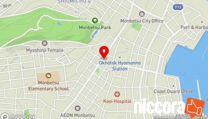 の地図 日東製網㈱ 紋別事務所 製造元 で 紋別市