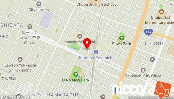 の地図 日研トータルソーシング株式会社 四日市事業所 人材派遣業, 職業紹介所 で 四日市市
