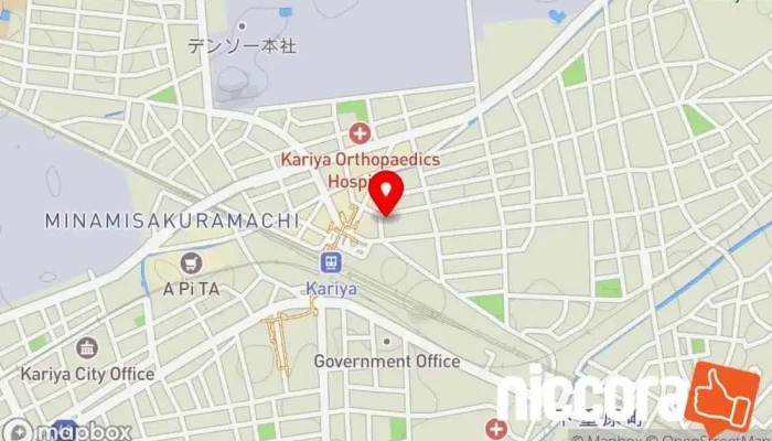 の地図 日研トータルソーシング㈱メディカルケア事業部 刈谷オフィス 職業紹介所 で 刈谷市