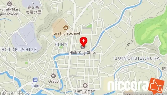 の地図 日置市  で 日置市