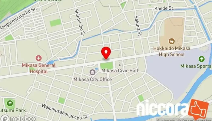 の地図 三笠市  で 三笠市