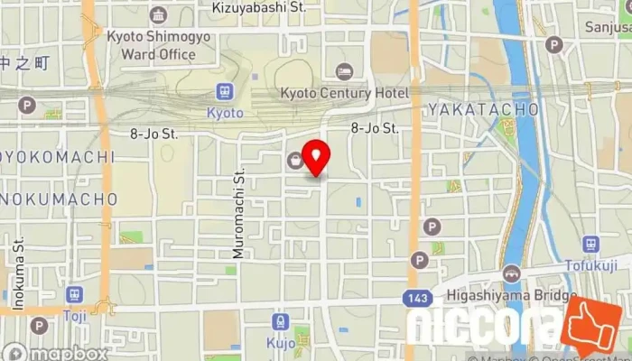 の地図 石黒健太税理士事務所 税理士 で 京都市
