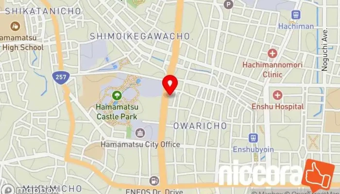 の地図 税理士法人 七福神 税理士 で 浜松市