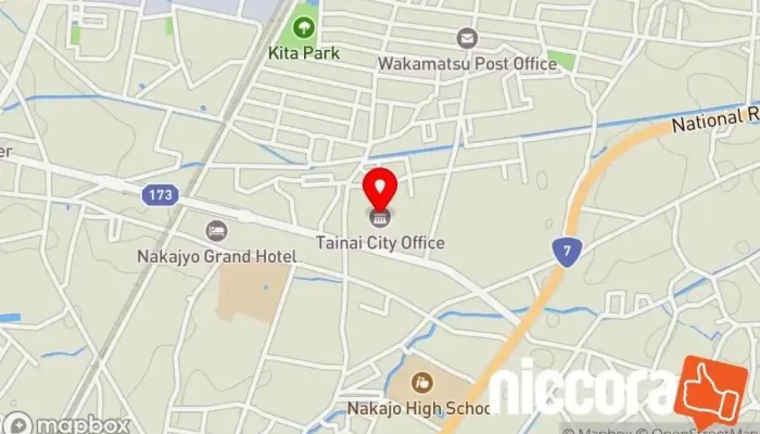 の地図 胎内市  で 胎内市