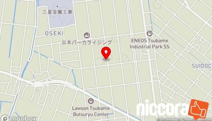 の地図 新潟安全研究所 企業のオフィス で 燕市