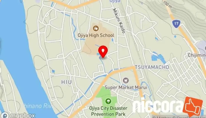 の地図 新潟県緊急時用モニタリングポスト O2505 小千谷市東小千谷（旭町児） 役所 で 小千谷市