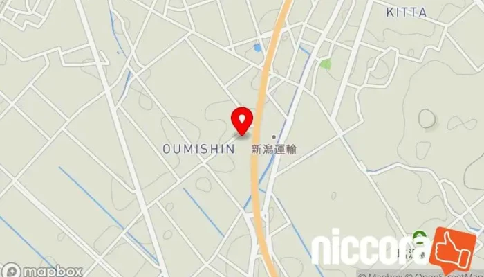 の地図 新潟製粉(株) 製造元 で 胎内市