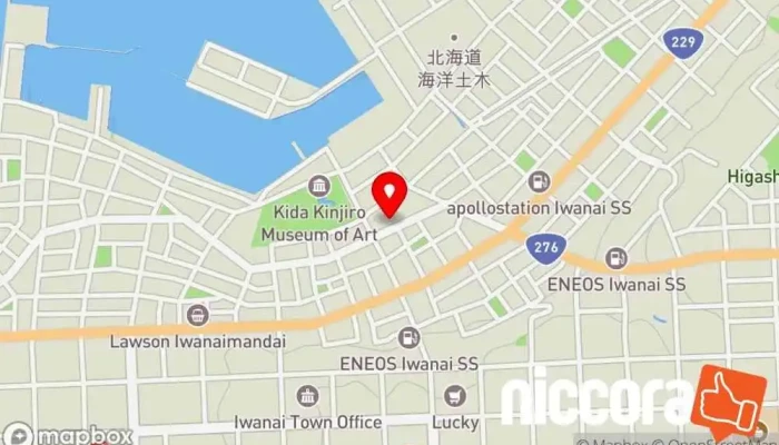 の地図 岩内商工会議所 商工会議所 で 岩内町
