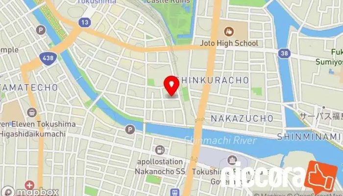 の地図 一般社団法人ITコーディネータ徳島 協会/組織 で 徳島市
