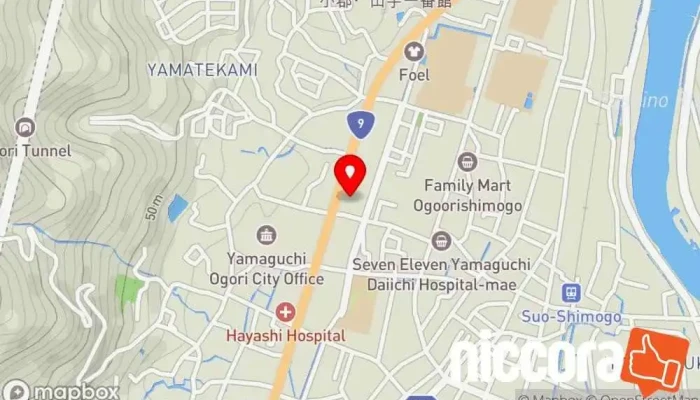 の地図 英会話スクール ICS小郡校 英語学校 で 山口市
