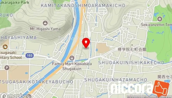 の地図 有限会社グラフィッシュ ウェブ デザイナー, IT コンサルタント で 京都市