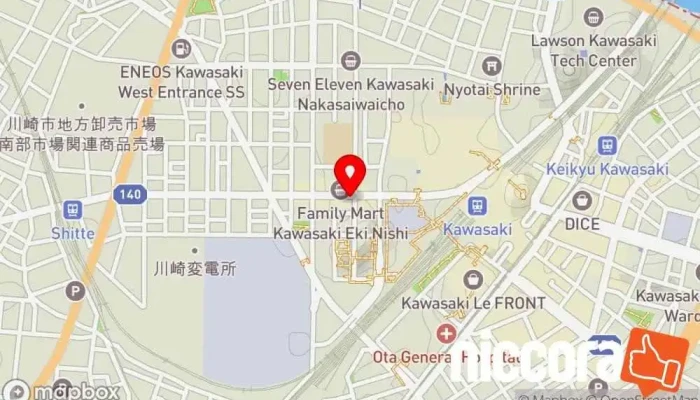 の地図 有限会社マーク 企業のオフィス, IT コンサルタント, デジタル印刷, グラフィック デザイナー, マーケティング コンサルタント で 川崎市
