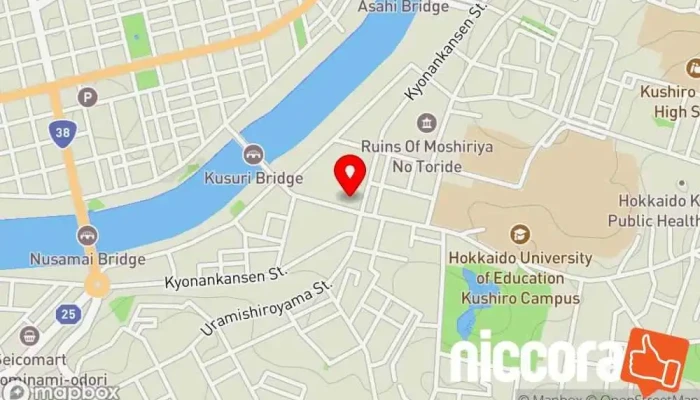 の地図 有限会社ソフトビート パソコン修理店 で 釧路市
