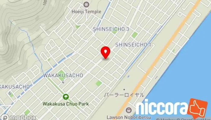 の地図 ㈲イー･フロント ソフトウェア企業 で 登別市