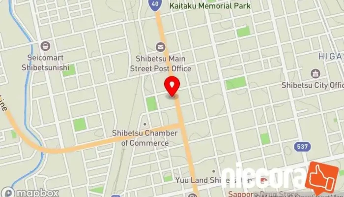 の地図 ㈲シーピークリエイト パソコンショップ で 士別市