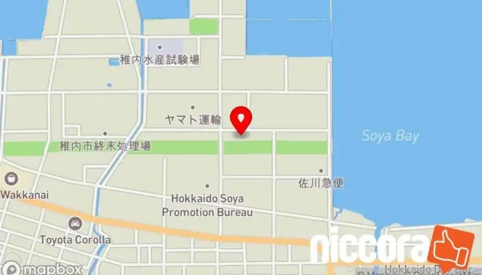 の地図 ㈲そうやコンピュータシステム パソコンショップ で 稚内市