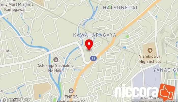 の地図 （有）ユニバーサルワークス IT コンサルタント で 三島市