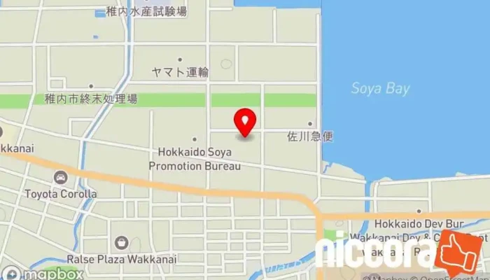 の地図 稚内アプリ合同会社 ソフトウェア企業, パソコン修理店, ウェブ デザイナー で 稚内市