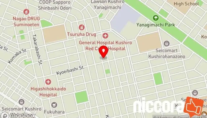 の地図 ㈱北日本技術コンサル 釧路支店 建築設計事務所 で 釧路市