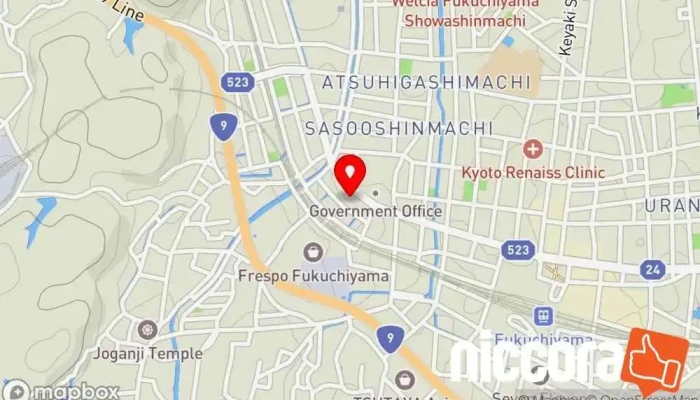 の地図 （株）帝国データバンク 福知山支店 企業のオフィス で 福知山市