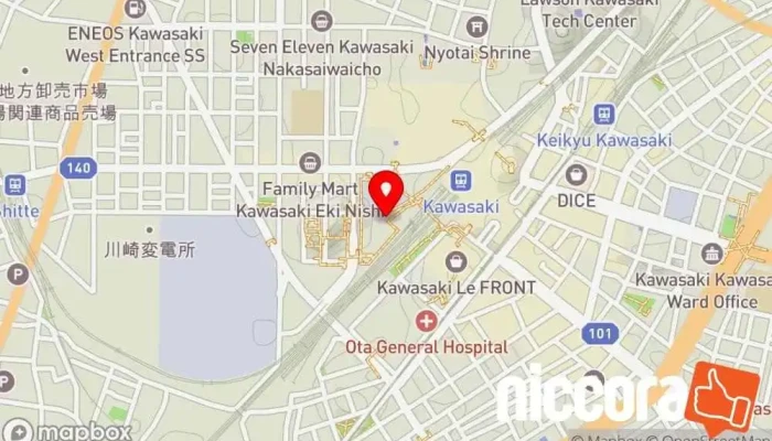 の地図 ㈱富士通ラーニングメディア 本社 教育コンサルタント で 川崎市